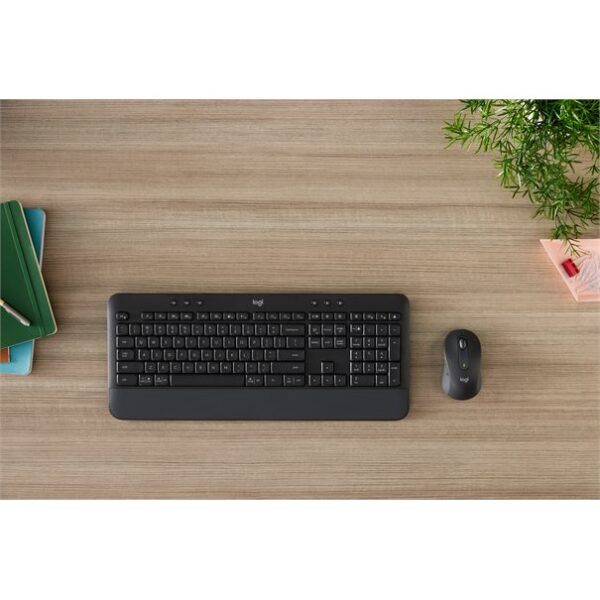 2920234 | Logitech Desktop MK650 Signature BOLT [US] black BT Mouse: Signature M650 for Busi. (400–4000 DPI)